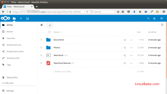 How to Install NextCloud on Debian 9 Stretch with LAMP - LinuxBabe