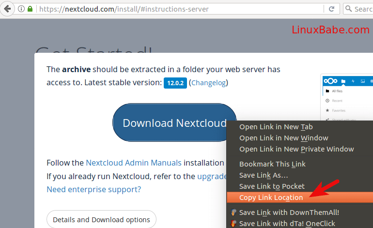 nextcloud download