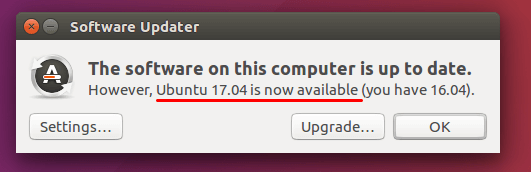 upgrade to ubuntu 17.10