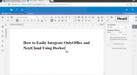 nextcloud onlyoffice same machine
