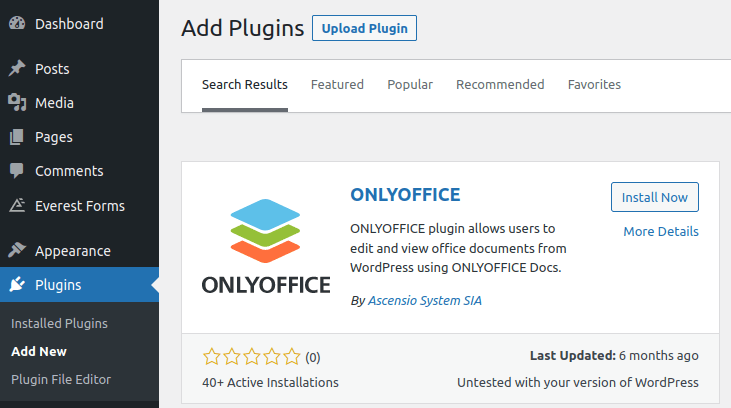 wordpress onlyoffice plugin