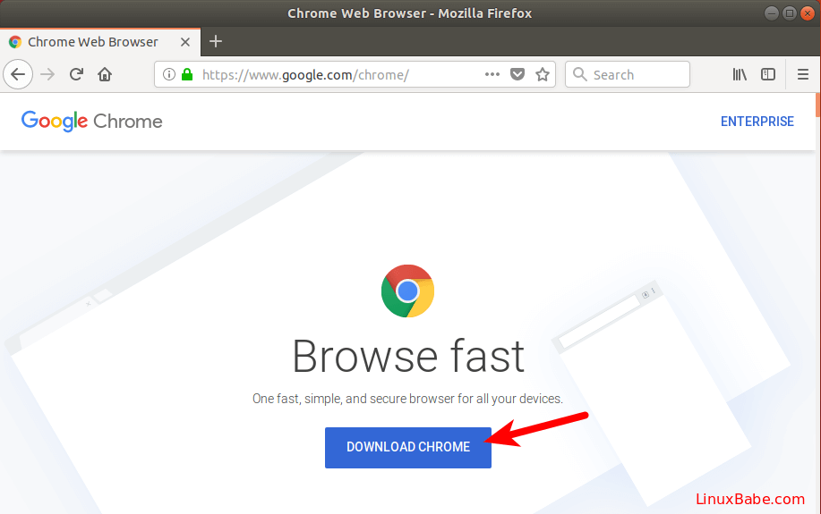 google chrome ubuntu 18.04