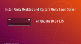 install unity desktop on ubuntu 18.04 LTS