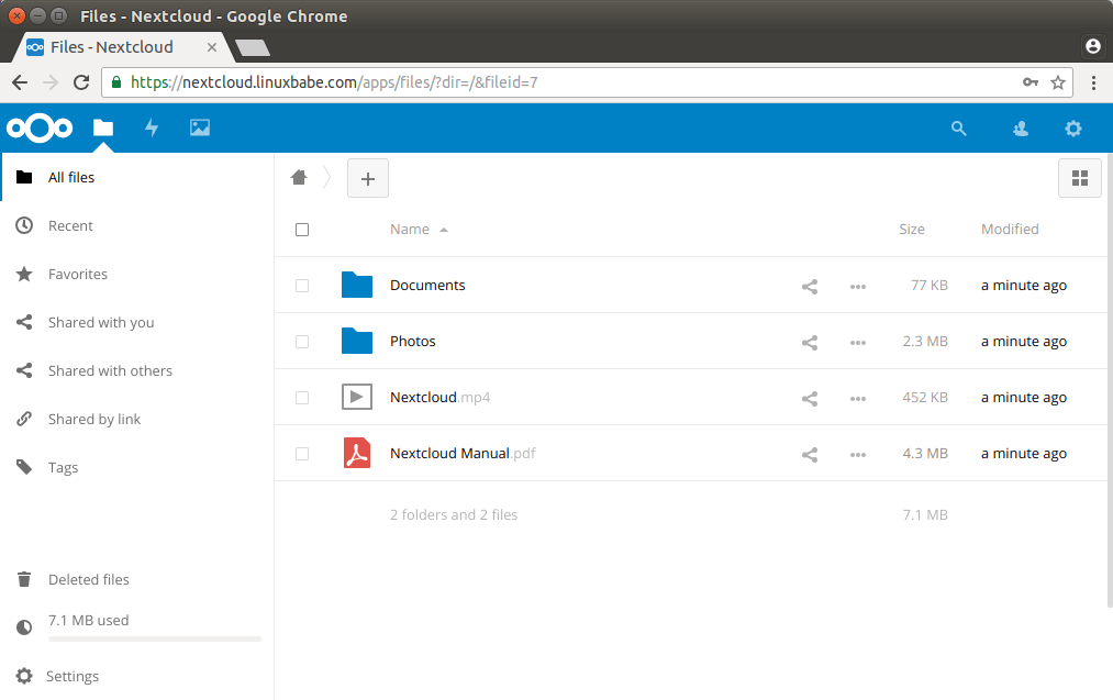 setup nextcloud ubuntu nginx