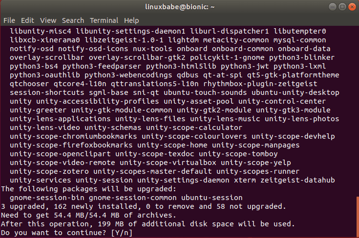 ubuntu 18.04 unity desktop
