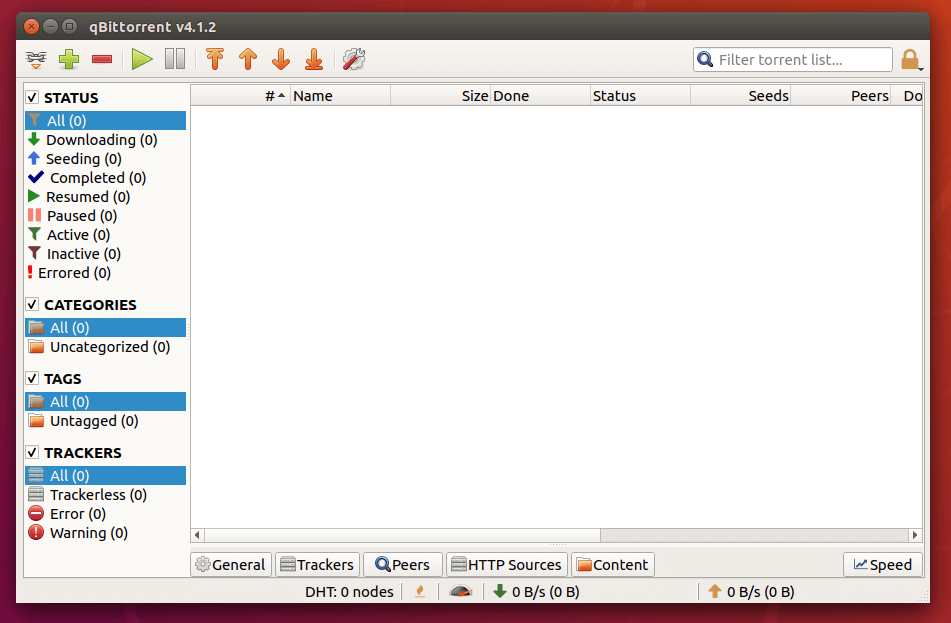 Ubuntu magnet links qbittorrent settings utorrent apps
