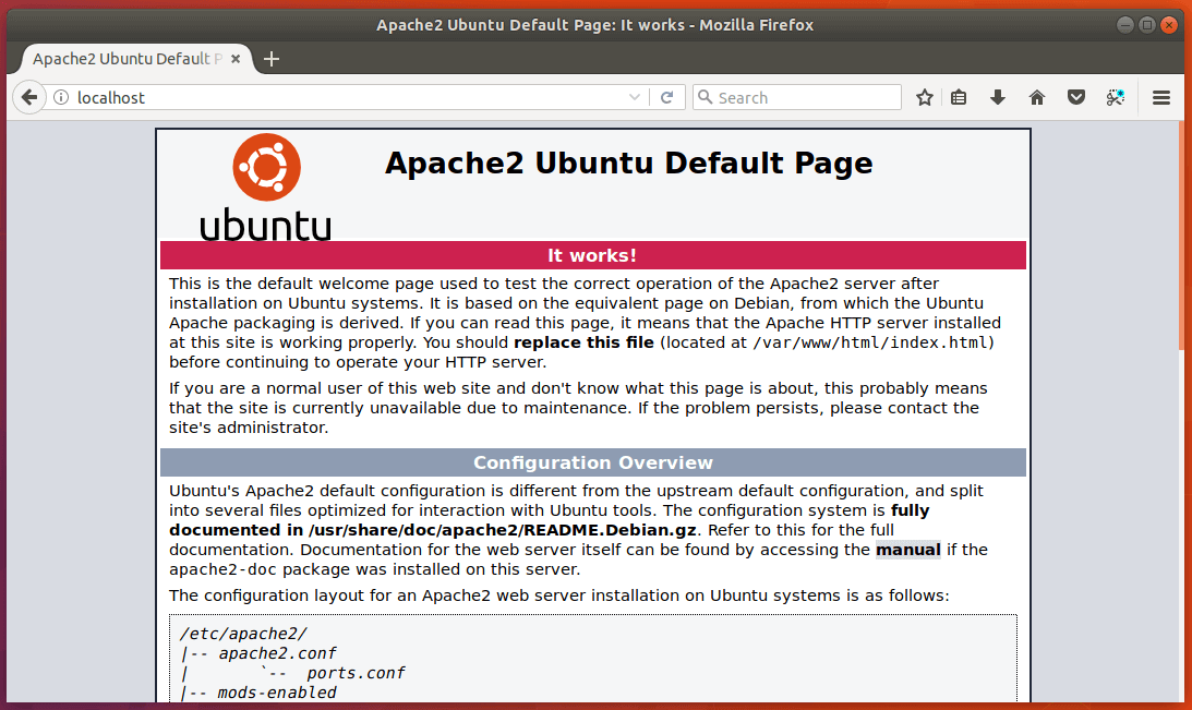 ubuntu 18.04 lamp stack