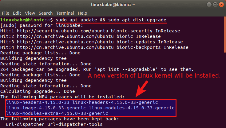 upgrade ubuntu 18.04 to 18.10