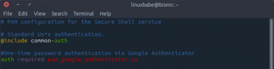 auth required pam_google_authenticator.so