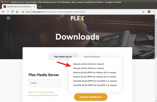 plex ubuntu download