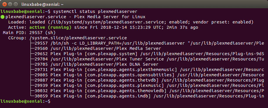 ubuntu server 16.04 plex guide