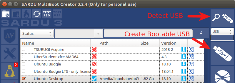 SARDU MultiBoot Creator ubuntu