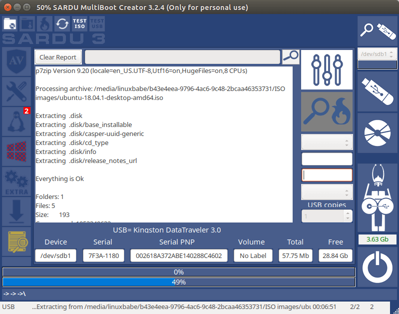 SARDU MultiBoot Creator windows