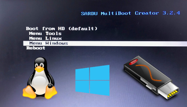 Hende selv Frost Relativ størrelse 5 Apps to Create Multiboot USB - Linux & Windows ISOs Supported