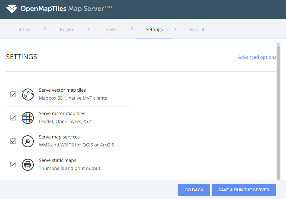 Example: Connect to an OSM Vector Server