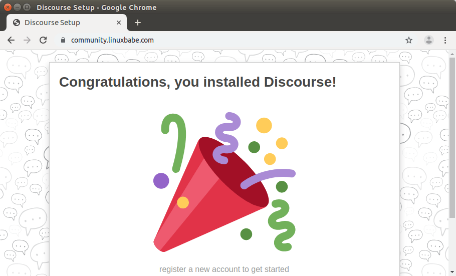 install discourse forum on ubuntu 18.04