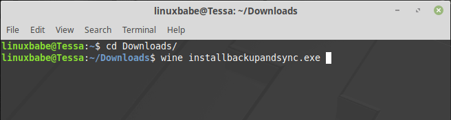 install windows programs on LInux mint