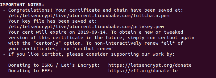 uTorrentサーバーLinux