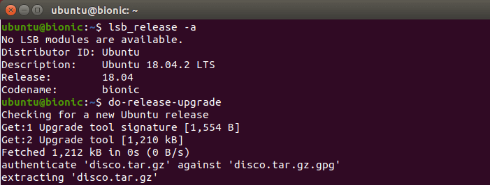 ubuntu 18.04 upgrade directly to ubuntu 19.04
