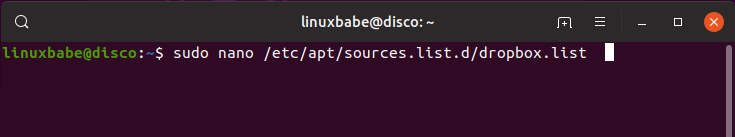 dropbox ubuntu 19.04