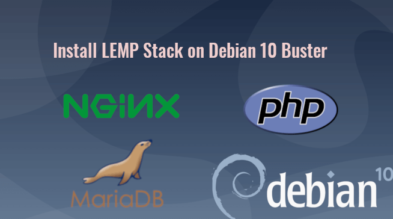 install lemp stack on Debian 10 buster