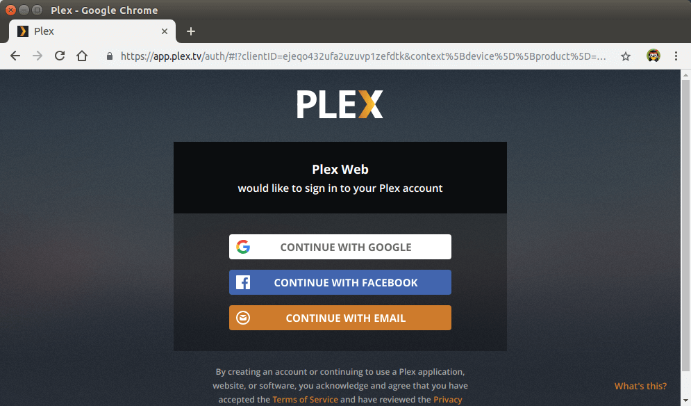 plex on debian server