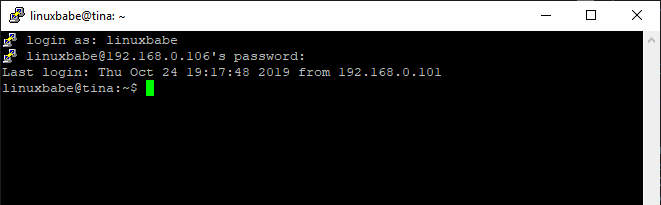 ssh windows 10 command line