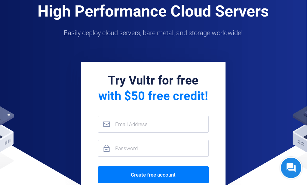 Vultr Coupon Code $50 Free Hosting Credit