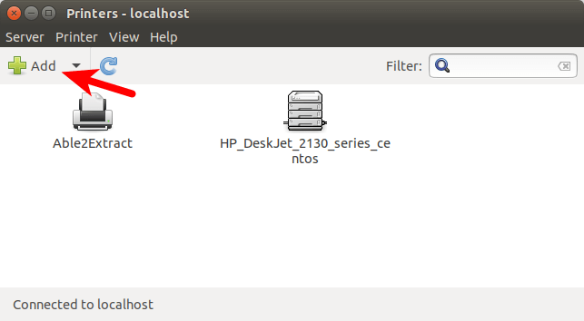 add cups printer on linux