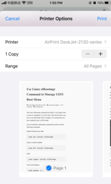 centos 8 tasses airprint