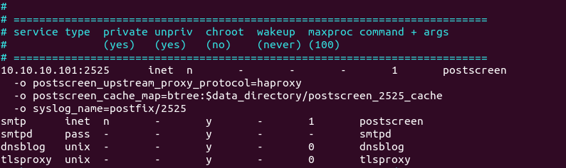 postfix haproxy smtp proxy