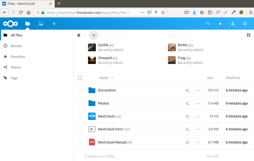 set up nextcloud hub ubuntu nginx