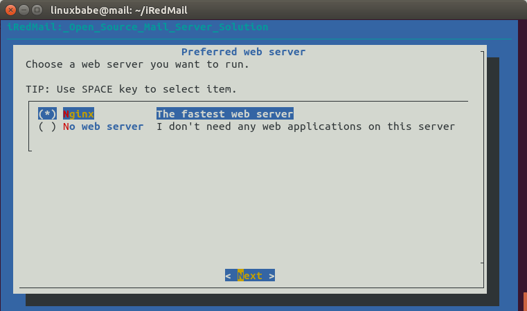 iredmail-nginx-web-server