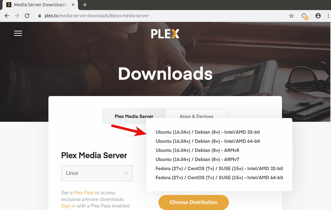 installing plex media server ubuntu 16.04