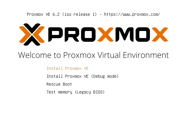 proxmox install