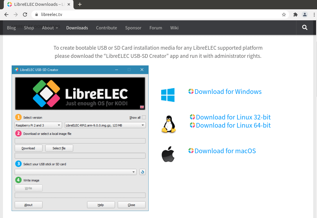 libreELEC download