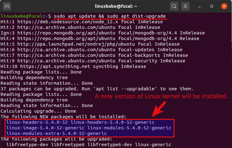 upgrade ubuntu 20.04 to ubuntu 20.10