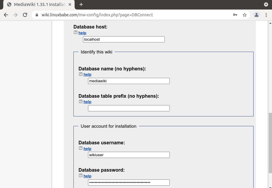 MediaWiki ubuntu 20.04