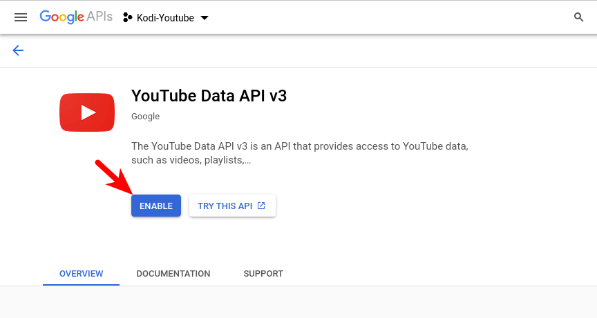 YouTube Data API v3