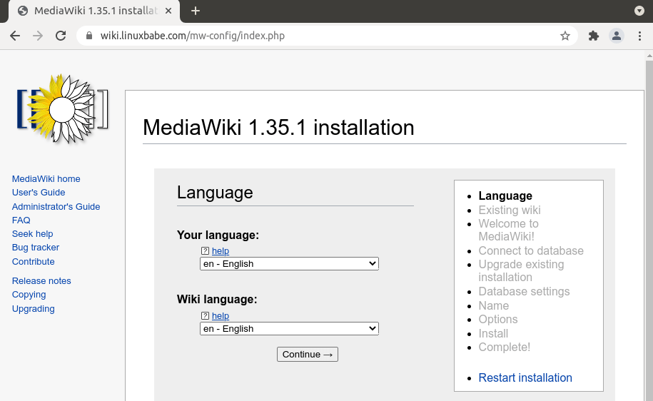 install mediawiki on ubuntu 20.04