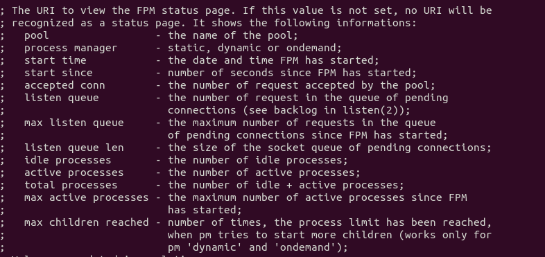 PHP-FPM status page slow requests