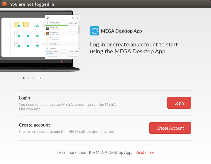 mega desktop app ubuntu