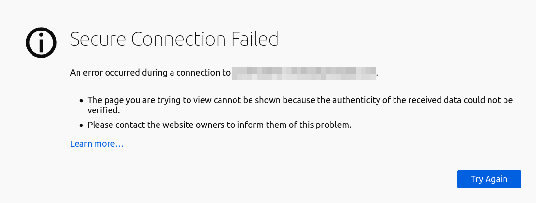 secure connection failed nginx