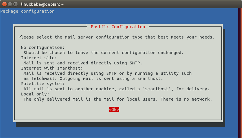 Postfix SMTP Relay on Debian