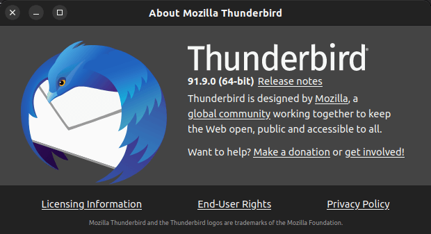 About Thunderbird
