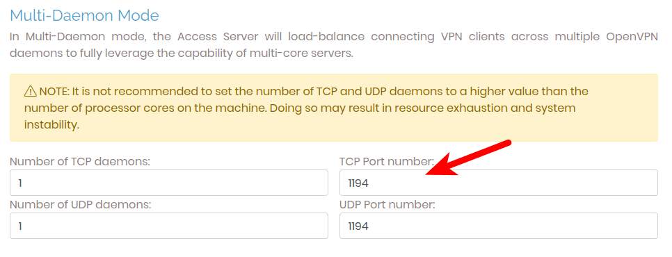 openvpn access server tcp port